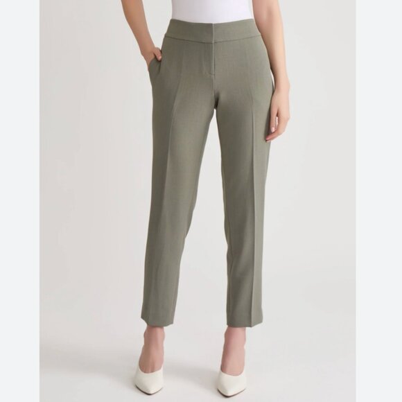 Kasper Pants - Kasper Stretch Crepe HARLOW PANT Dark Sea Stone Green 8